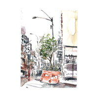 Andreas Hachulla - 25 at Bowery - 2023 - Aquarell