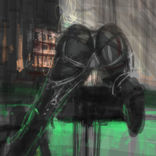 Andreas Hachulla - Anna Uddenberg @ Panorama Bar - 2022 - Digitale Zeichnung auf Smartphone