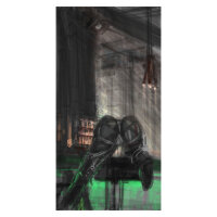 Andreas Hachulla - Anna Uddenberg @ Panorama Bar - 2022 - Digitale Zeichnung auf Smartphone